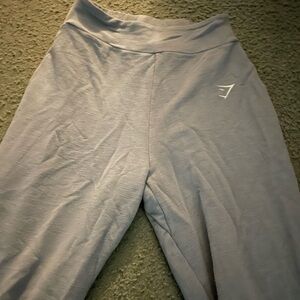 gymsharkk women’s small pants blue/purple grey ruched sides